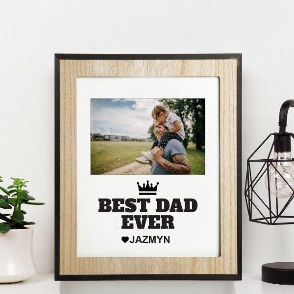 personalised father's day photo frame