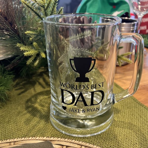 personalised tankard for fathers day