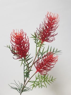 Grevillea Spray - Red (83cm)