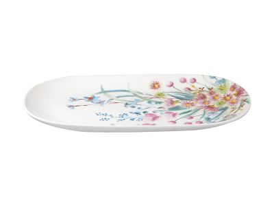 Maxwell & Williams Royal Botanic Gardens Eucalyptus Bloom Oval Platter 37x23cm