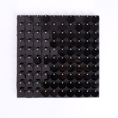 Black Circle Sequin Panel Backdrop 30cm