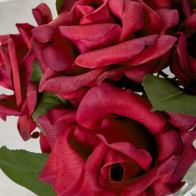 Cote Noire Luxury- Real Touch Red French Rose Centrepiece 