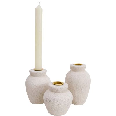 Candle Holders - Urn - Set of 3