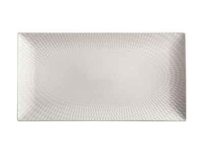 Maxwell & Williams White Basics Diamonds Rectangular Platter 35cmx19cm