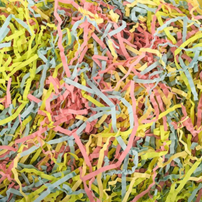 Pink, Blue, Yellow Multi Shredded Paper 50G