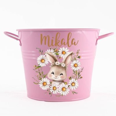 Easter Hamper Bucket - Daisy Chain Bunny