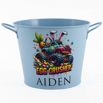 Easter Hamper Bucket - Monster Truck Egg Crusher