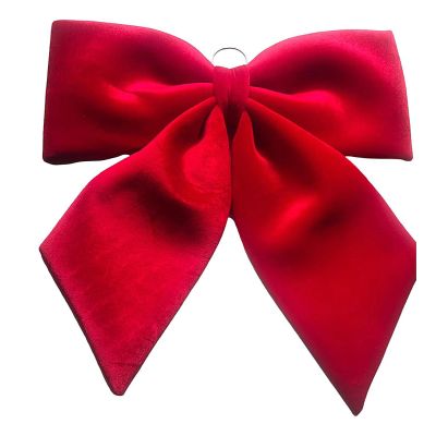 Extra Large Red Satin Padded Bow