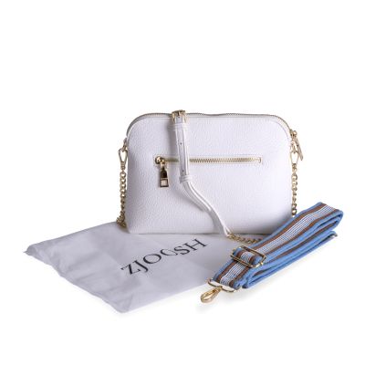 Hudson Cross Body Bag White