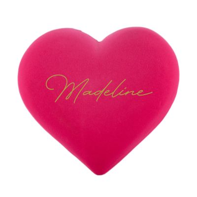 Hanging Love Heart - Hot Pink Flocked 30cm