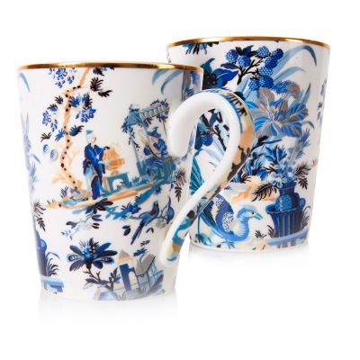 Milano China Coffee for Two - Classic Blue White