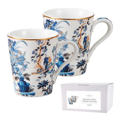 Milano China Coffee for Two - Classic Blue White