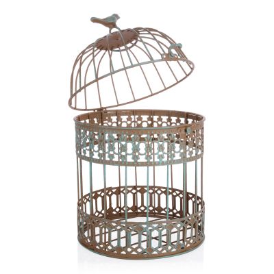 Antique Look Decorative Birdcage - 40cm(H)