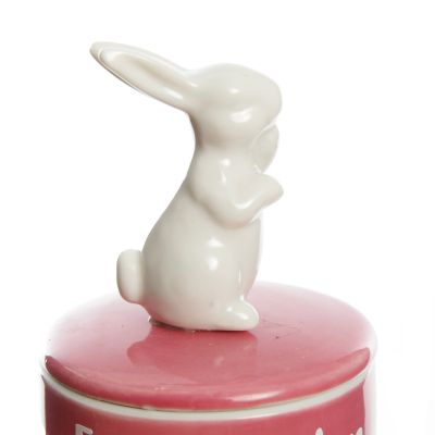 Ceramic Bunny Trinket Box