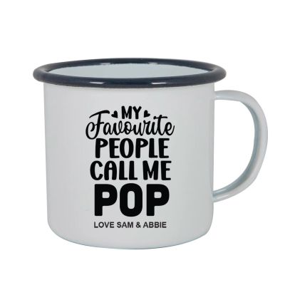 Personalised Etched My Favourite People Call me Dad Mug