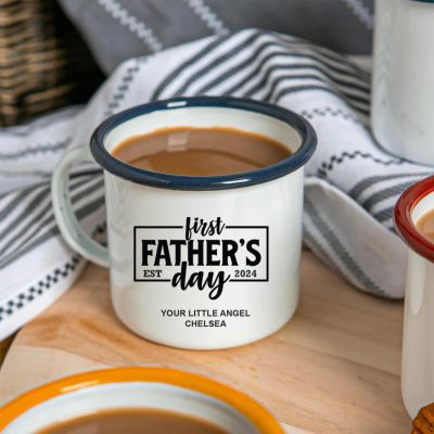 Personalised Etched First Father's Day Mug