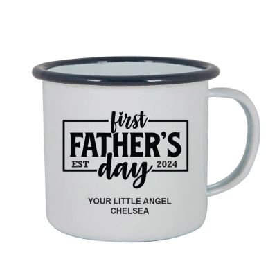 Personalised Etched First Father's Day Mug