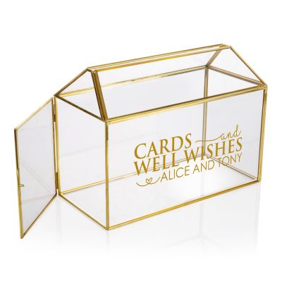 Personalised Glass House Wishing Well - 24cm(H)