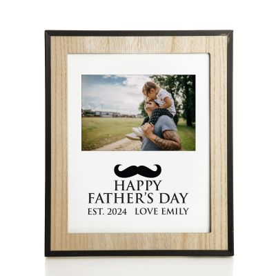 Personalised Happy Father's Day Photo Frame