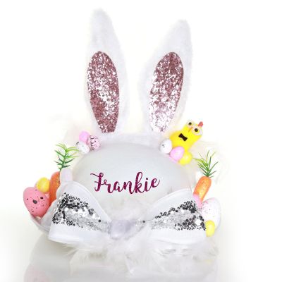 Personalised Sequin Easter Hat with Bunny Ears