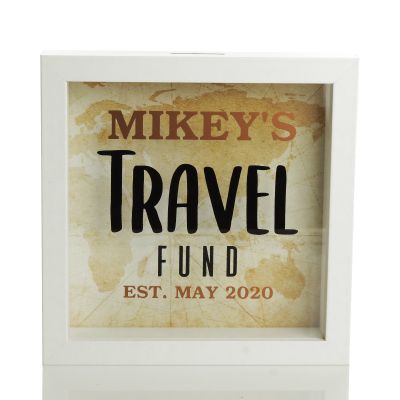 Personalised Travel Fund Money Box