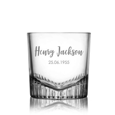 Personalised Etched Whisky Glass