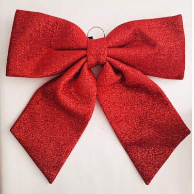 Extra Large Red Satin Padded Bow