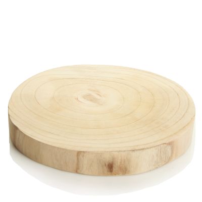 Round Natural Wood Timber Slice - 30cm(Dia)