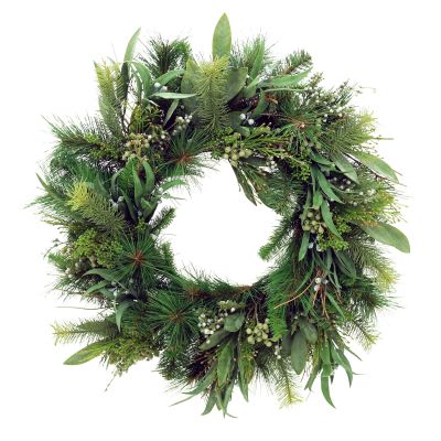 Seeded Eucalyptus Pine Wreath