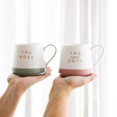 Mr & Mrs "The Boss" Mug Set