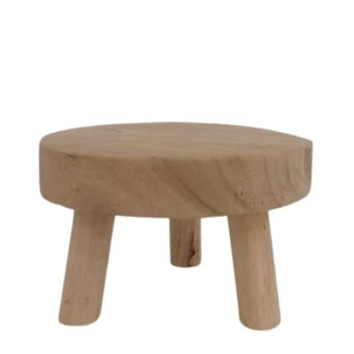 Wooden Footed Round Table Centrepiece Riser