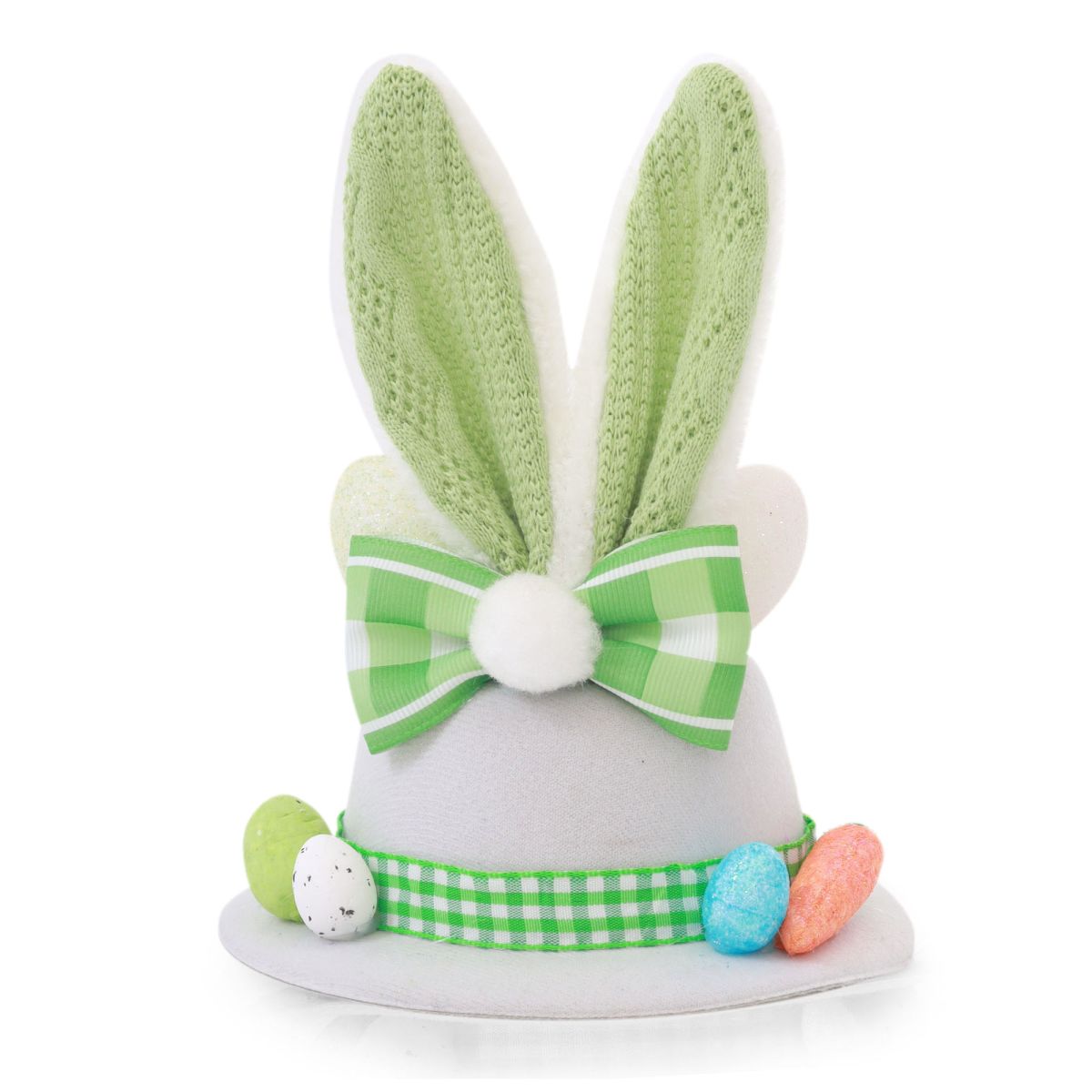 Buy Personalised White & Green Bunny Easter Hat | Gifts & Keepsakes